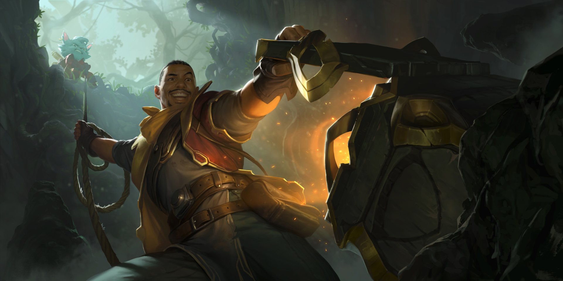 Download Yordle (League Of Legends) Video Game Legends Of Runeterra HD Wallpaper by Claudiu-Antoniu Magherusan