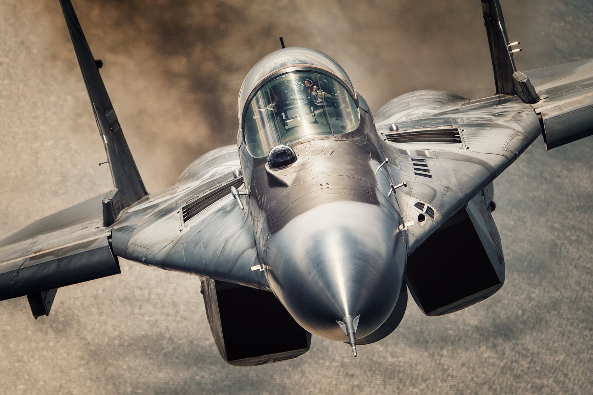 MiG-29 Strike: HD Military Jet Fighter Wallpaper | 2048x1365 ...