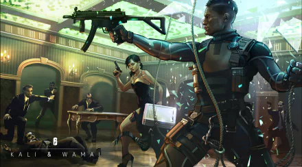 Kali (Tom Clancy's Rainbow Six: Siege) video game Tom Clancy's Rainbow Six: Siege HD Desktop Wallpaper | Background Image
