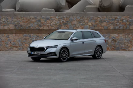 silver car car Skoda vehicle Skoda Octavia Combi HD Desktop Wallpaper | Background Image