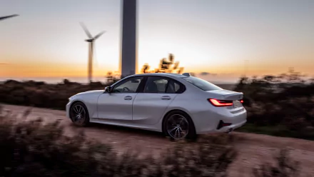 white car compact car car BMW BMW 330e vehicle BMW 3 Series HD Desktop Wallpaper | Background Image