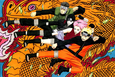 Yamato (Naruto) Sai (Naruto) Sakura Haruno Naruto Uzumaki Anime Naruto HD Desktop Wallpaper | Background Image