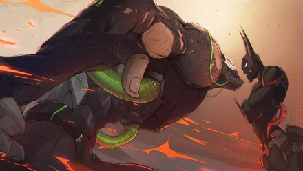  Bane v Batman by Tonton Revolver