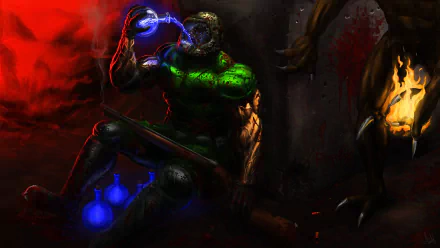 video game Brutal Doom HD Desktop Wallpaper | Background Image