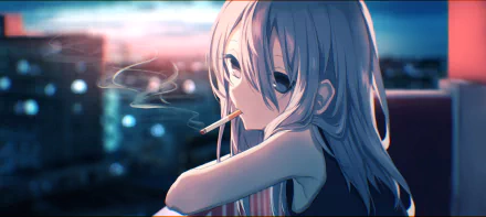  Smoking Girl by PHage