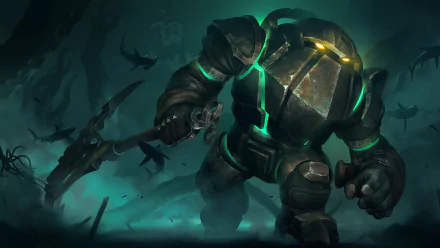 Nautilus (League of Legends) video game Legends of Runeterra HD Desktop Wallpaper | Background Image