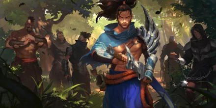Yasuo (League Of Legends) video game Legends of Runeterra HD Desktop Wallpaper | Background Image