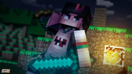 Cinema 4D Mojang video game Minecraft HD Desktop Wallpaper | Background Image