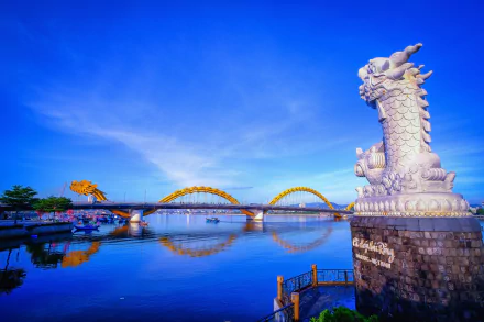  Dragon Bridge in Da Nang, Vietnam by Quang Anh Ta