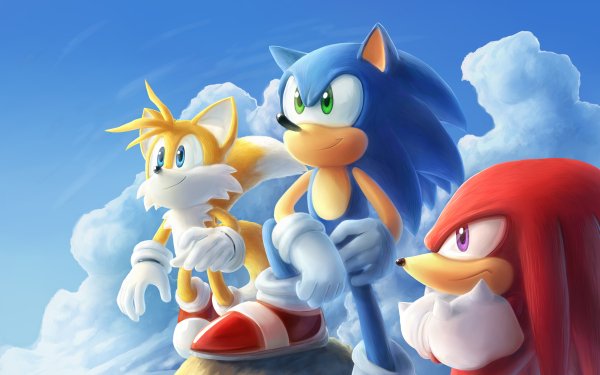Video Game Sonic the Hedgehog Sonic Miles 'Tails' Prower Knuckles the Echidna HD Wallpaper | Background Image
