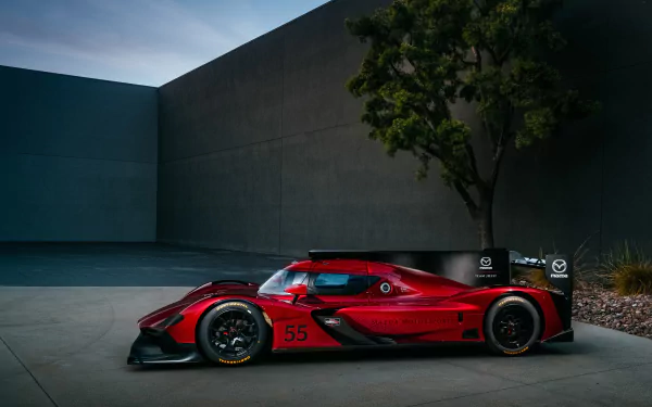 race car car Mazda vehicle Mazda RT24-P HD Desktop Wallpaper | Background Image