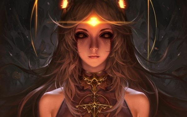 Fantasy Witch Face HD Wallpaper | Background Image