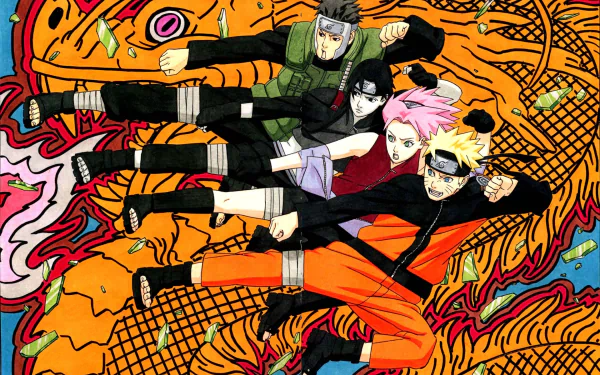 Yamato (Naruto) Sai (Naruto) Sakura Haruno Naruto Uzumaki Anime Naruto HD Desktop Wallpaper | Background Image