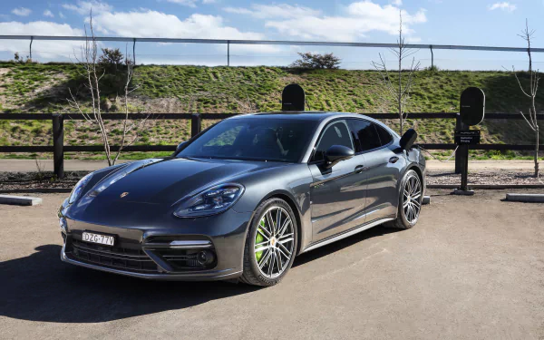 silver car Porsche Panamera Porsche car vehicle Porsche Panamera Turbo HD Desktop Wallpaper | Background Image