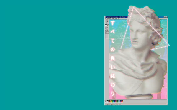 artistic vaporwave HD Desktop Wallpaper | Background Image