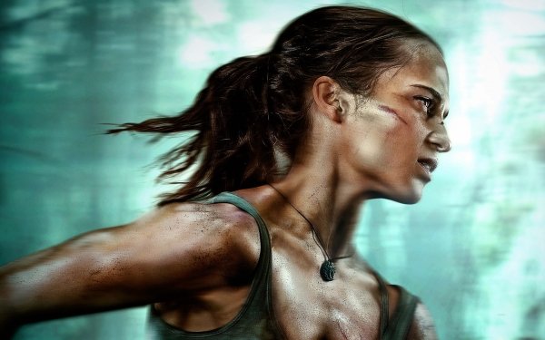Movie Tomb Raider (2018) Lara Croft Alicia Vikander HD Wallpaper | Background Image