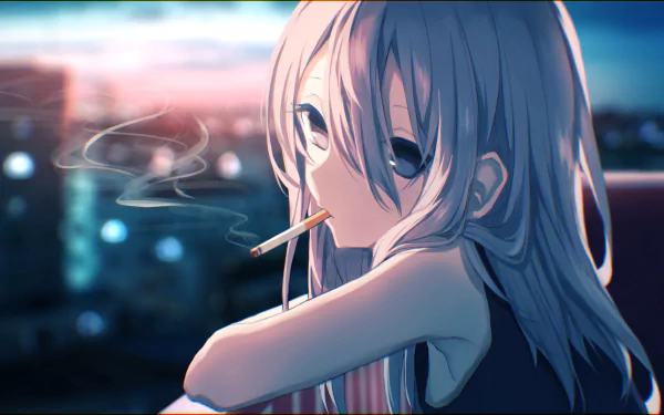  Smoking Girl by PHage