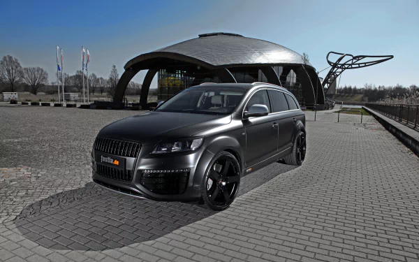 SUV black car car Audi vehicle Audi Q7 HD Desktop Wallpaper | Background Image