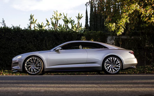 compact car concept art silver car car Audi vehicle Audi Prologue HD Desktop Wallpaper | Background Image