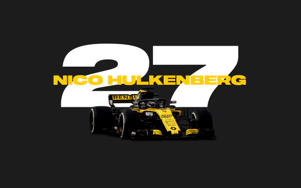 Nico Hulkenberg Wallpaper Black