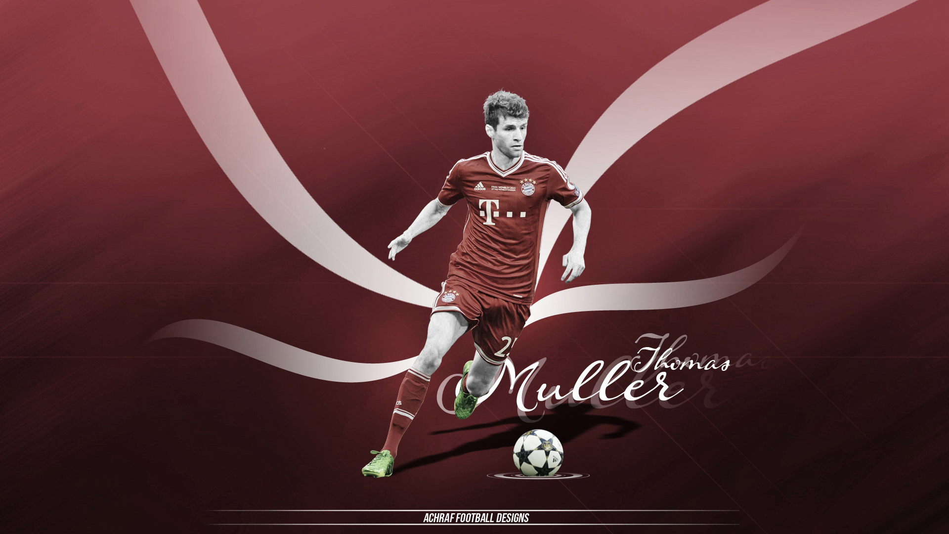 Custom Wall Decals Thomas Muller Wallpaper Germany Football Player Poster  Thomas Muller Wall Stickers Bedroom Decortion - AliExpress