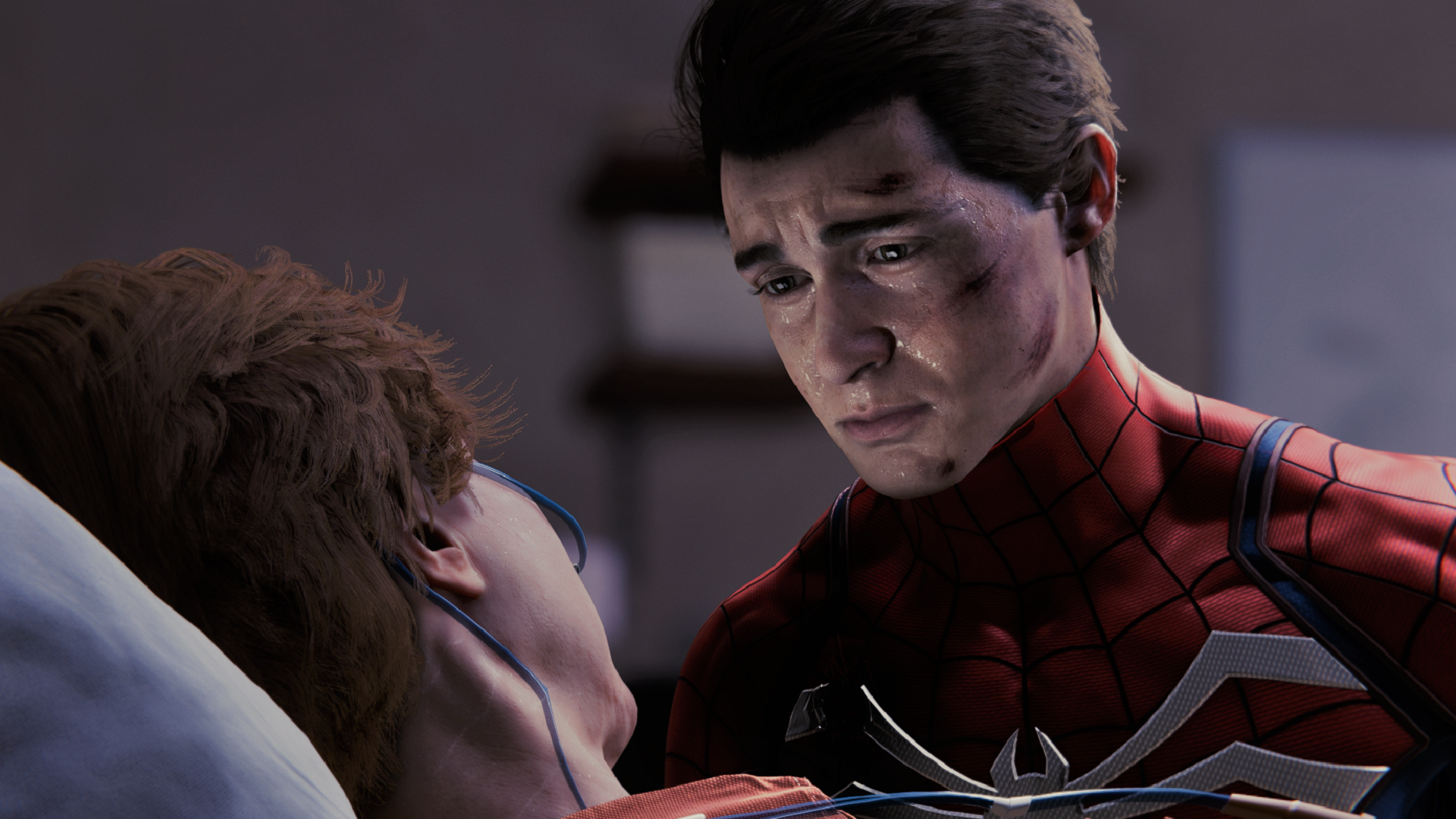 Spider питер. Человек паук 2018 Питер Паркер. Человек паук ps4 Питер Паркер. Тетя Мэй Spider man ps4. Питер Паркер человек паук игра.