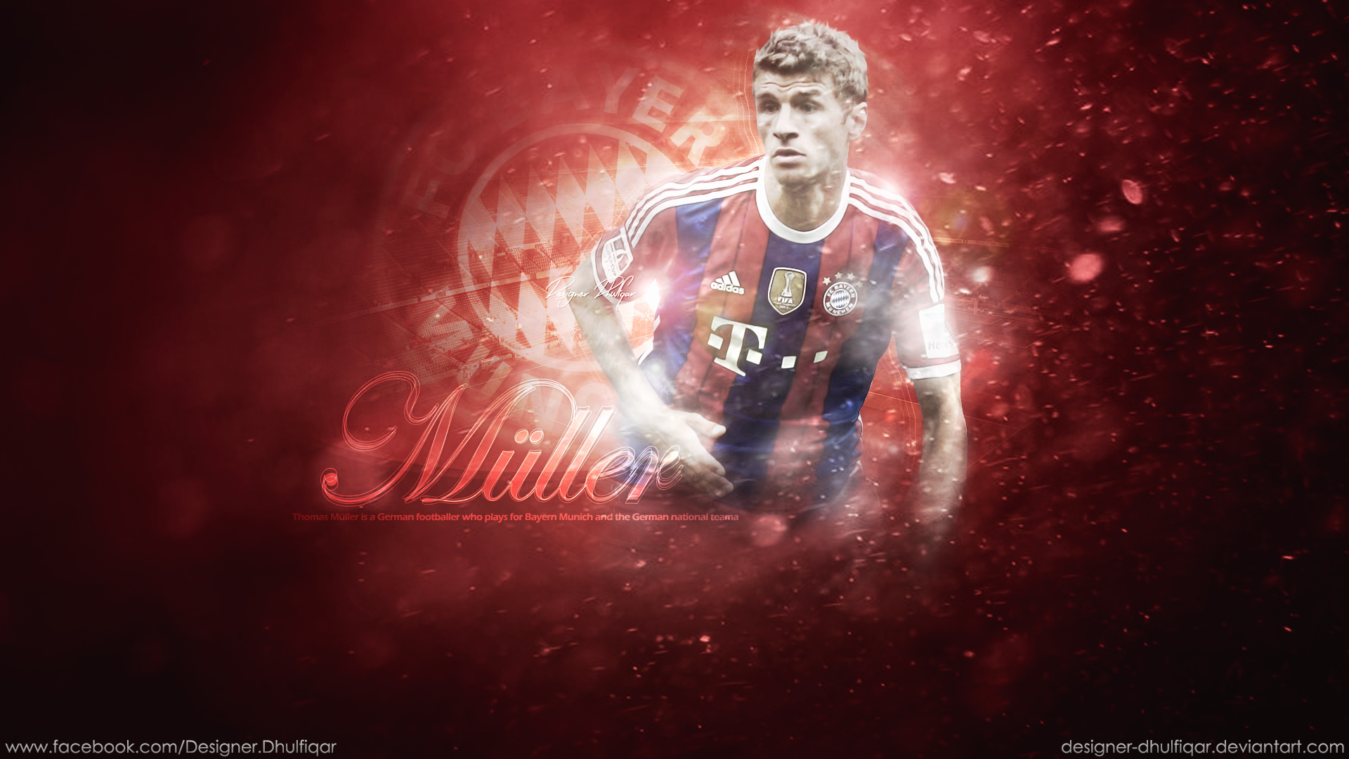 Thomas Muller Hd Wallpaper Hintergrund 1920x1080