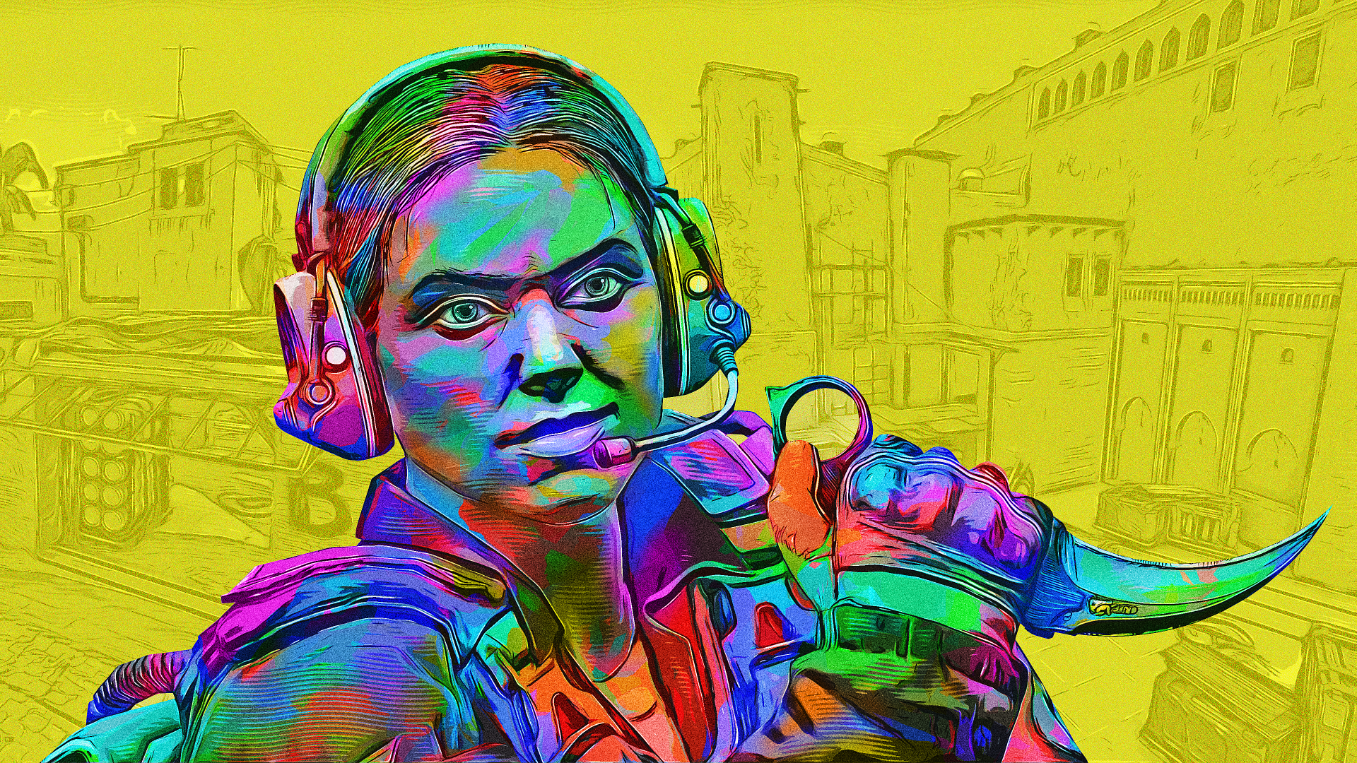 CS:GO - Toxic - Yellow by PIXAR