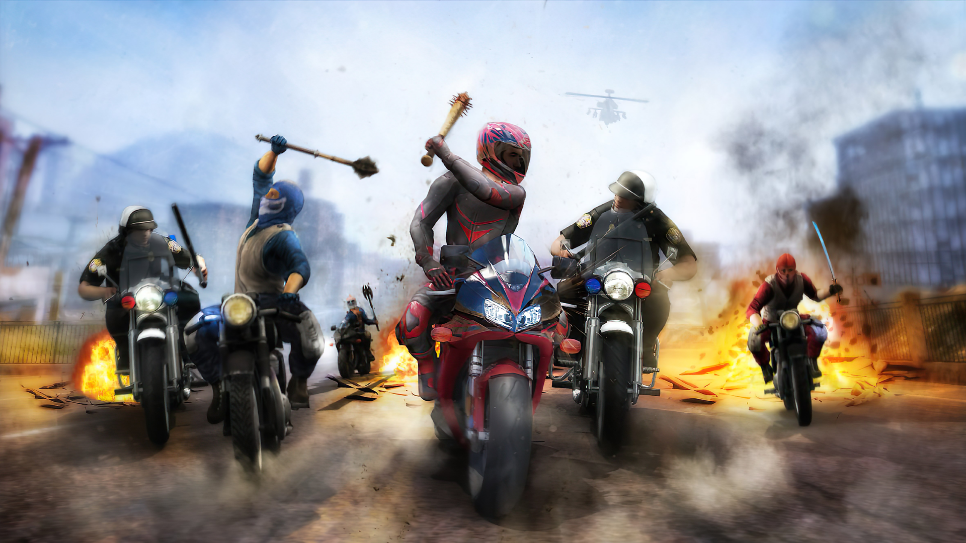 Download Road Rash Video Game Road Redemption HD Wallpaper