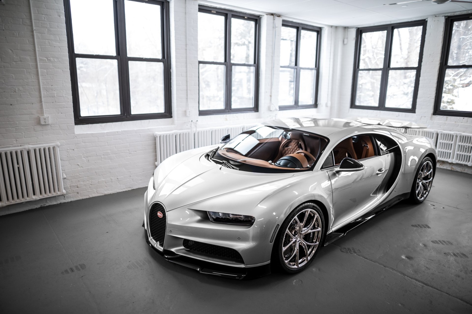 Download Supercar Silver Car Bugatti Vehicle Bugatti Chiron 4k Ultra HD ...