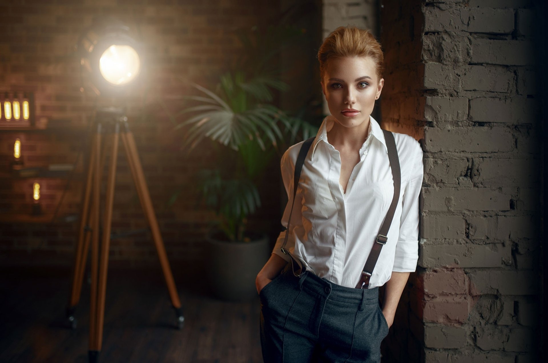 Download Olga Dolot Woman Model HD Wallpaper by Maks Kuzin