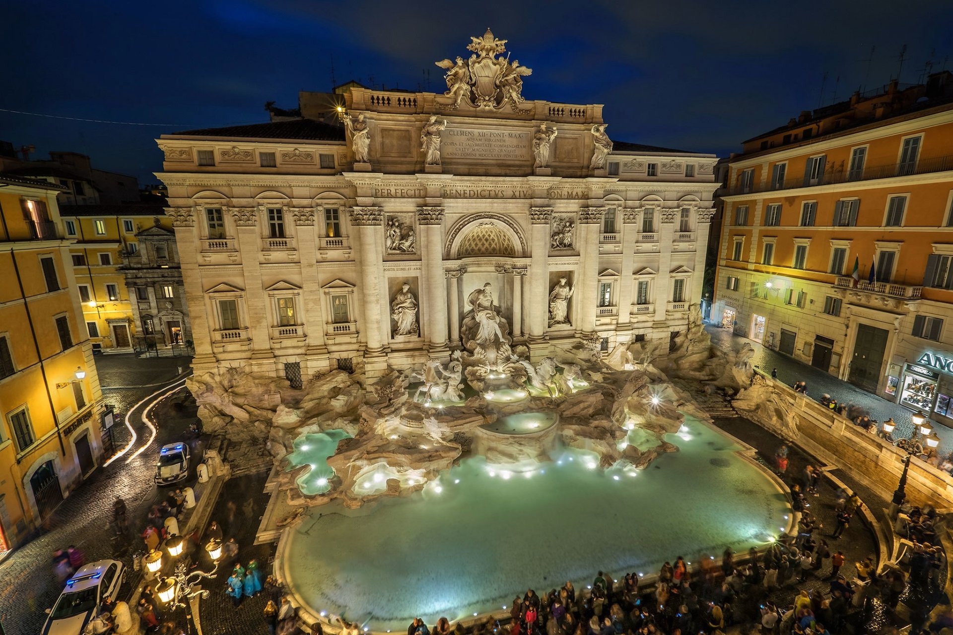 Download Italy Rome Man Made Trevi Fountain Hd Wallpaper