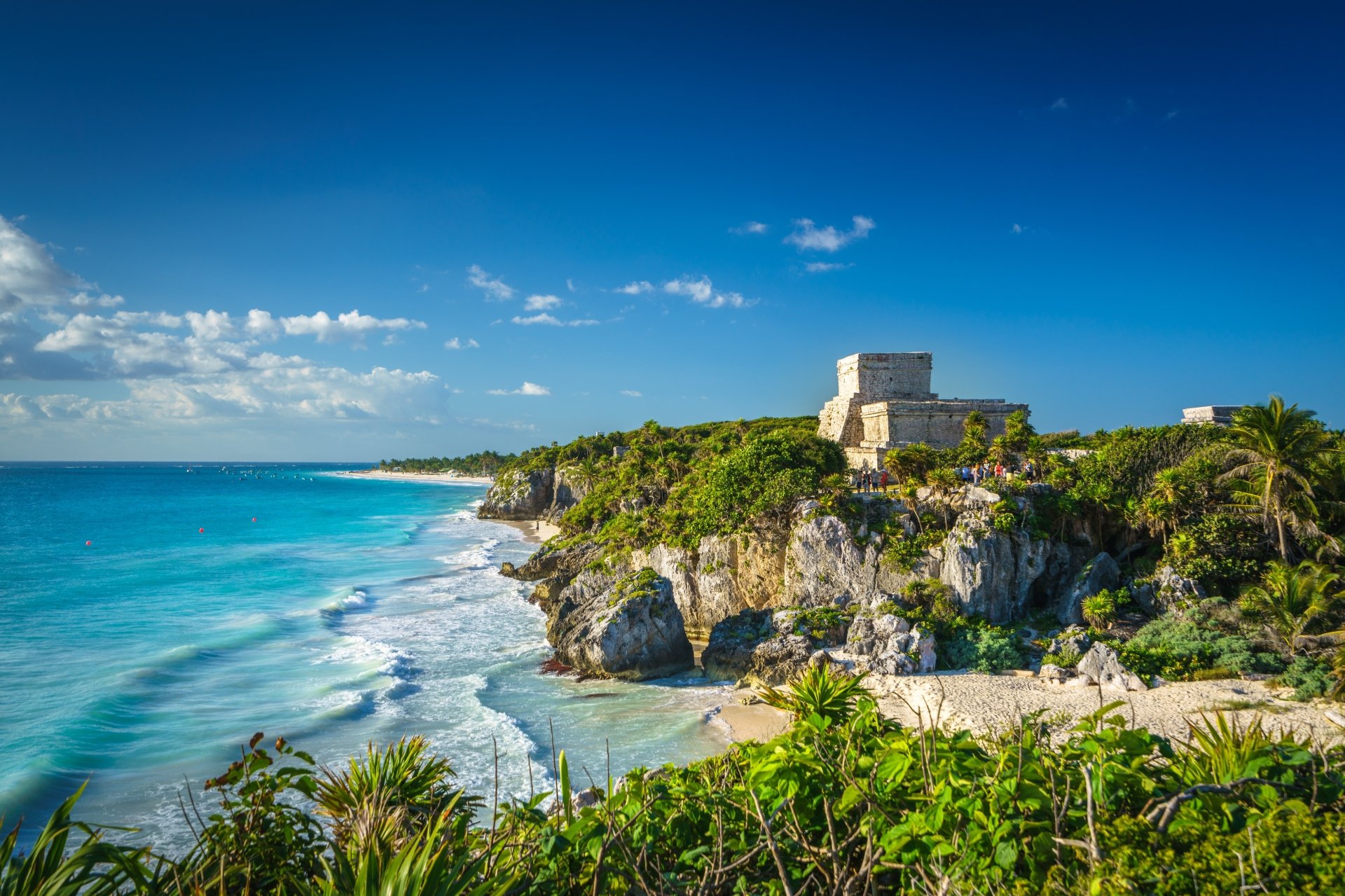 Download Ocean Coast Man Made Tulum 4k Ultra HD Wallpaper