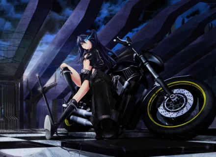 Anime Black Rock Shooter HD Desktop Wallpaper | Background Image