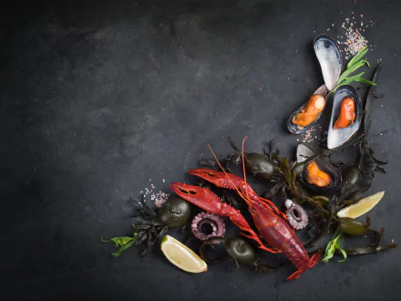 still life crayfish food seafood HD Desktop Wallpaper | Background Image