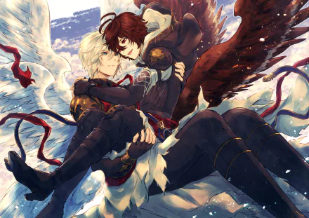 Lucifer (Granblue Fantasy) Sandalphon (Granblue Fantasy) Anime Granblue Fantasy HD Desktop Wallpaper | Background Image
