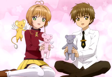 Syaoran Li Cerberus (Cardcaptor Sakura) Sakura Kinomoto Anime Cardcaptor Sakura HD Desktop Wallpaper | Background Image