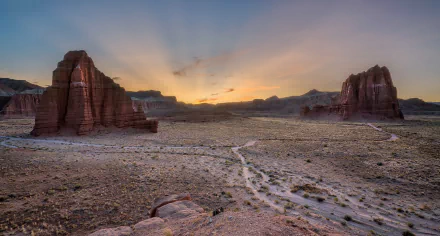 desert nature monument valley HD Desktop Wallpaper | Background Image