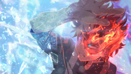 heterochromia Anime My Hero Academia HD Desktop Wallpaper | Background Image