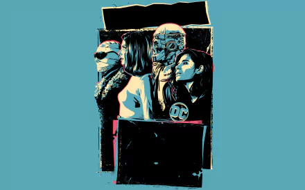 Negative Man Elastigirl Crazy Jane Robotman (DC Comics) TV Show Doom Patrol HD Desktop Wallpaper | Background Image