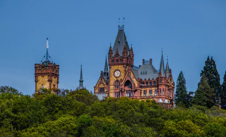 man made Schloss Drachenburg HD Desktop Wallpaper | Background Image