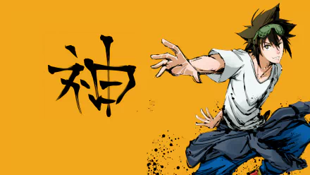 Jin Mori Anime The God of High School HD Desktop Wallpaper | Background Image