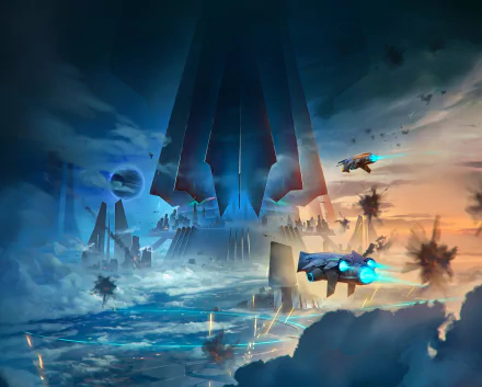 battle futuristic vehicle Sci Fi city sci fi city futuristic city HD Desktop Wallpaper | Background Image