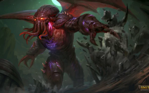 Cthulhu (Smite) video game Smite HD Desktop Wallpaper | Background Image