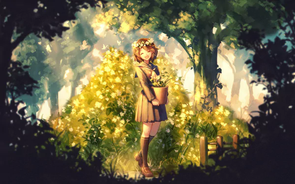 Sayo Yasuda Anime Umineko: When They Cry HD Desktop Wallpaper | Background Image