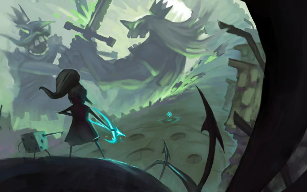 video game Lost in Random HD Desktop Wallpaper | Background Image