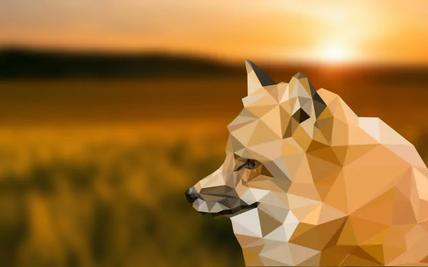  Low Polygon Vector Wallpaper