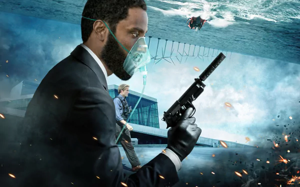 John David Washington Robert Pattinson movie Tenet HD Desktop Wallpaper | Background Image