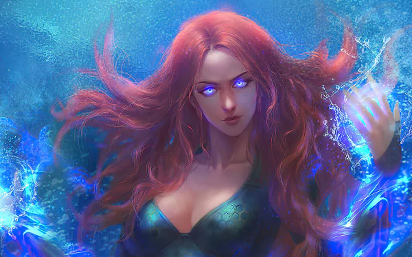 red hair DC Comics Mera (DC Comics) Comic HD Desktop Wallpaper | Background Image