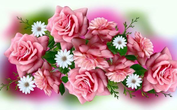 Artistic Flower Flowers HD Wallpaper | Background Image